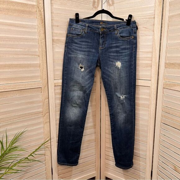 Kut from the Kloth Denim - 3/$25 Kut From The Kloth Catherine Boyfriend Distressed Jeans 6